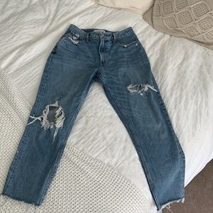 Abercrombie & Fitch Curve Love Mom Jeans